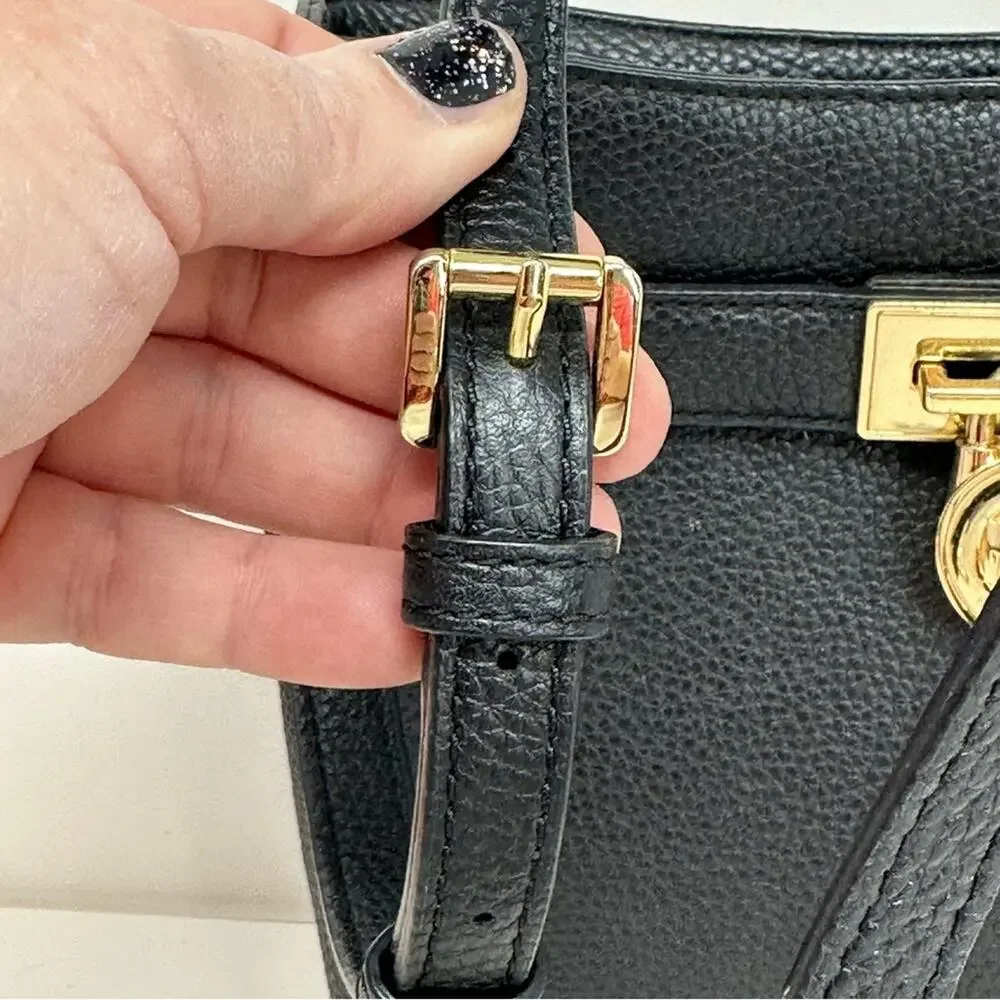 Michael Kors Hamilton Traveler - Black with Gold Accents